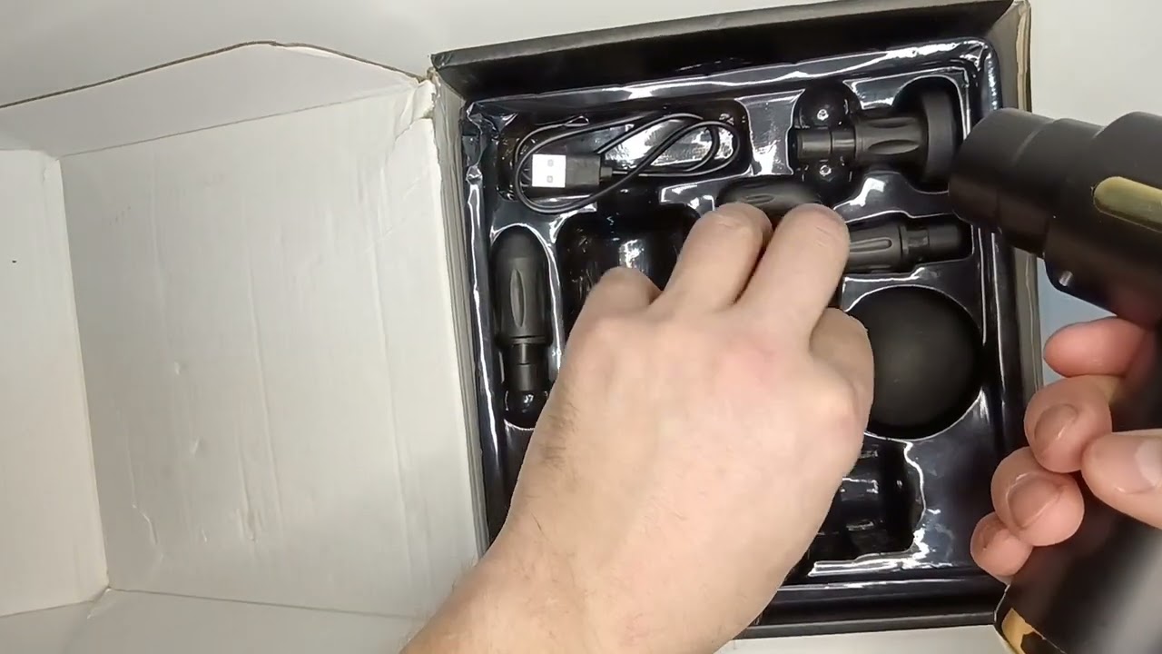 Обзор Перкуссионный масажный пистолет. Massage gun.