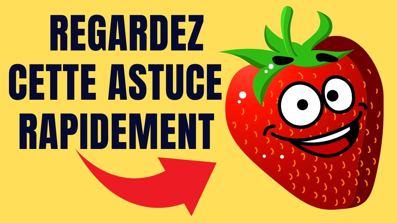 Vous voulez manger plein de fraises cette année, alors regardez cette astuce rapide.
