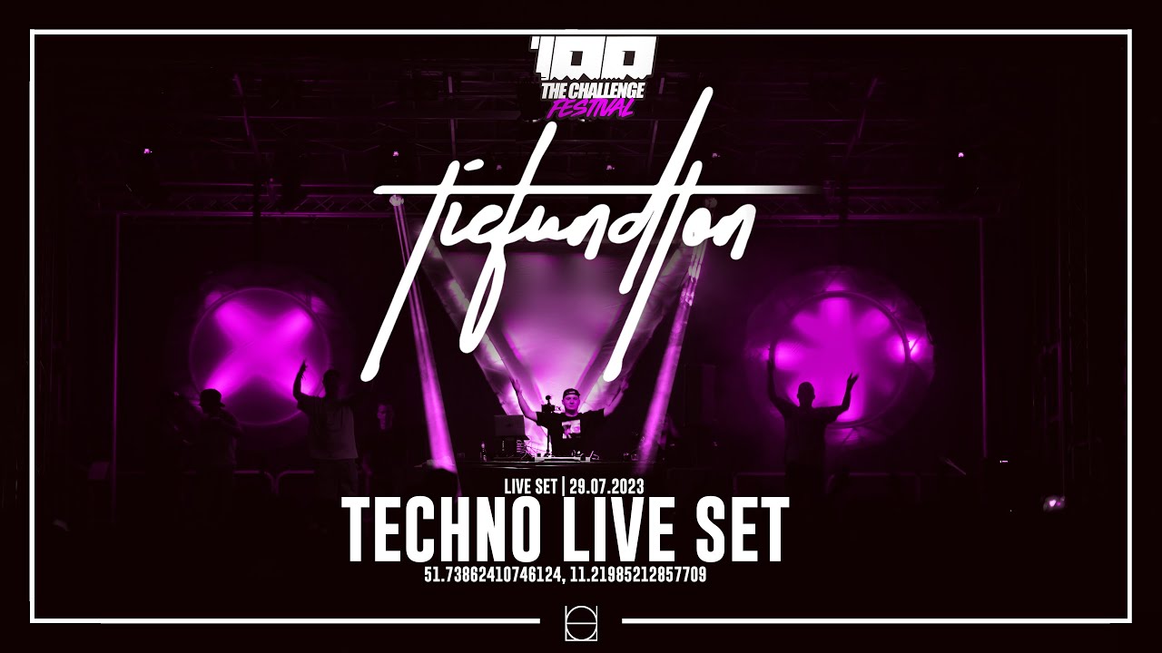 TIEFUNDTON LIVE @the100_official  | TECHNO VIDEO SET