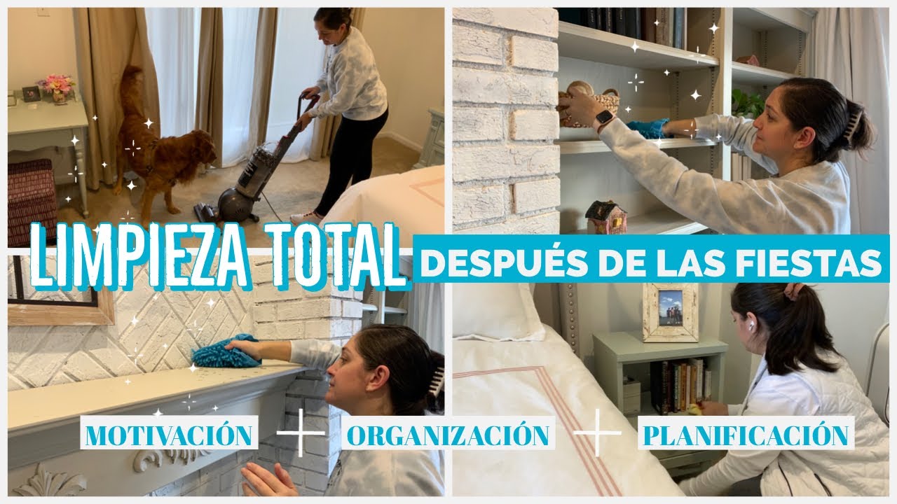 ✨LIMPIEZA TOTAL DESPUÉS DE LAS FIESTAS🎉~MOTIVACIÓN🥰~ORGANIZACIÓN~PLANIFICACIÓN ~ CUIDANDO MI HOGAR