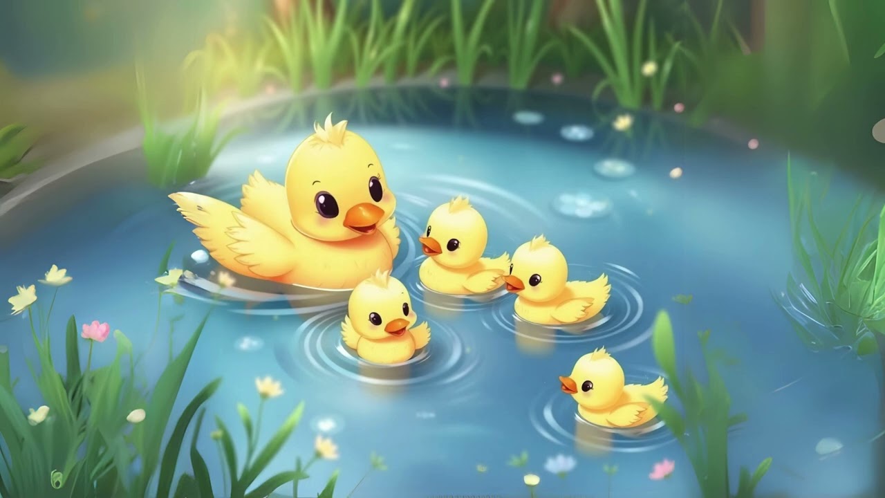 Los Patitos M&aacute;s ADORABLES del Mundo Jugando en el Agua