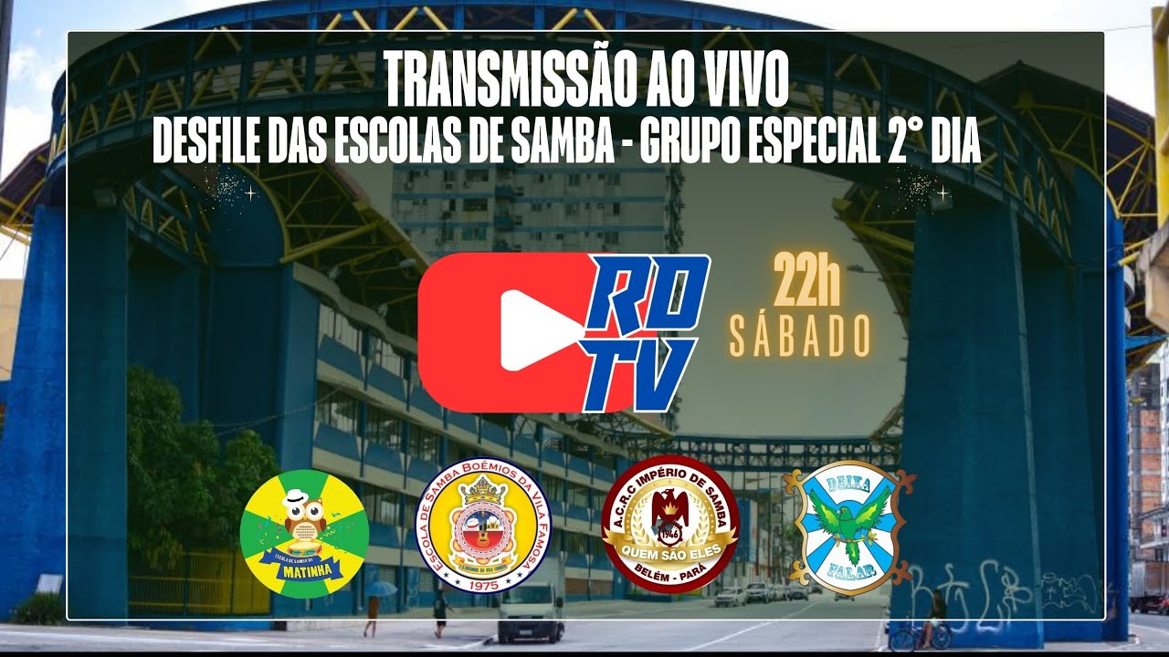 Desfile das escolas de samba de Belém 2° Dia