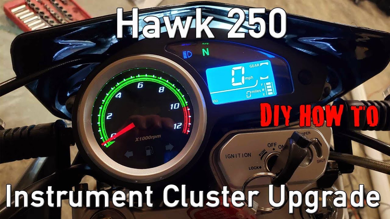 Hawk 250 Digital Instrument Cluster Upgrade - How To Guide