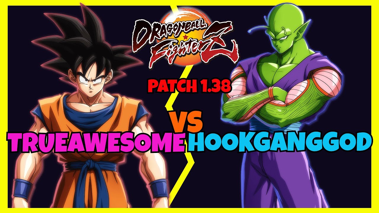 DBFZ - TRUEAWESOME vs HOOKGANGGOD (UI Goku, SSJ Goku, Base Goku vs SSJ Vegeta, Piccolo, Baby 2)