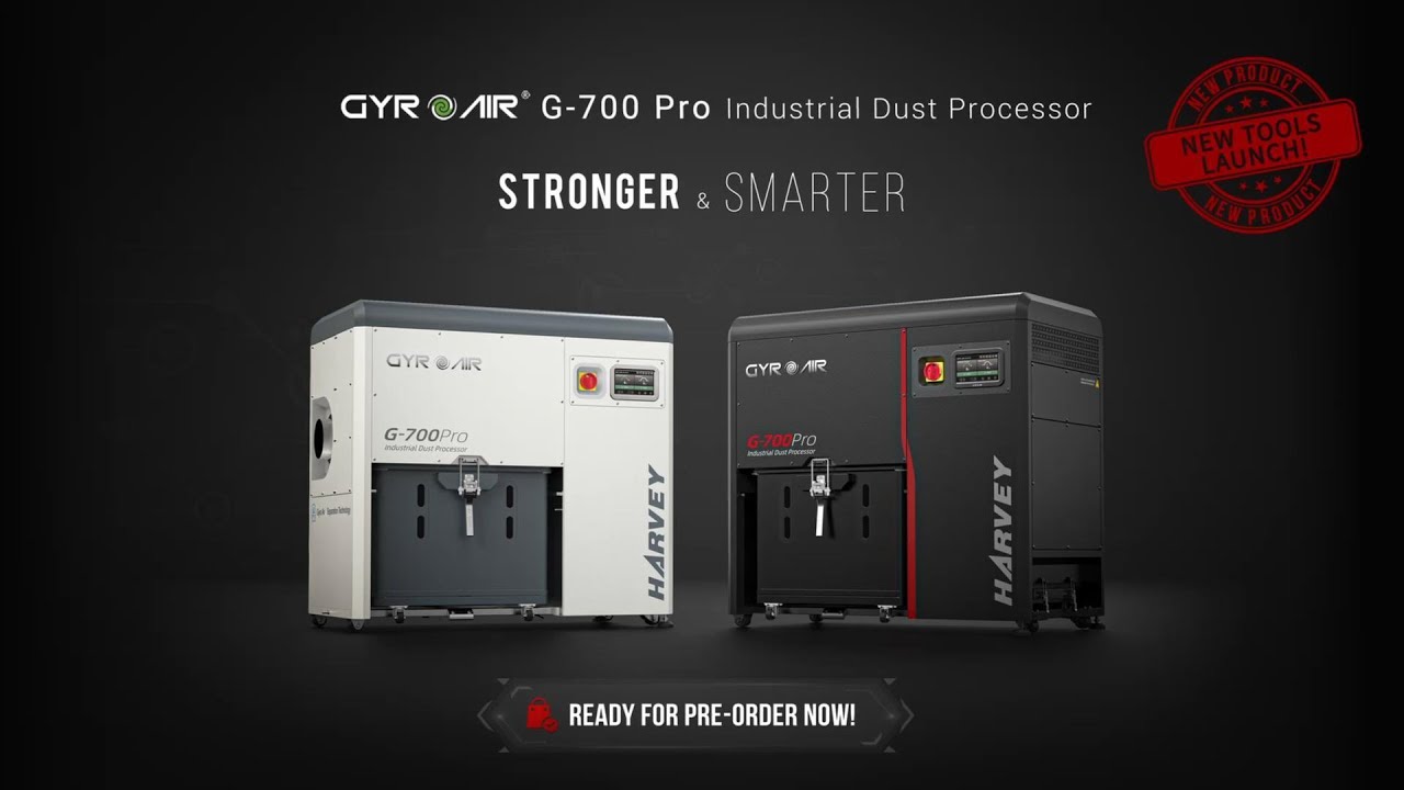 Introducing the all-new G-700Pro Industrial Dust Processor — STRONGER & SMARTER.