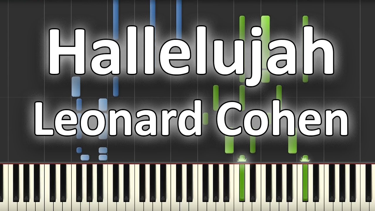 Hallelujah - Leonard Cohen (Easy Piano Tutorial) [Synthesia]