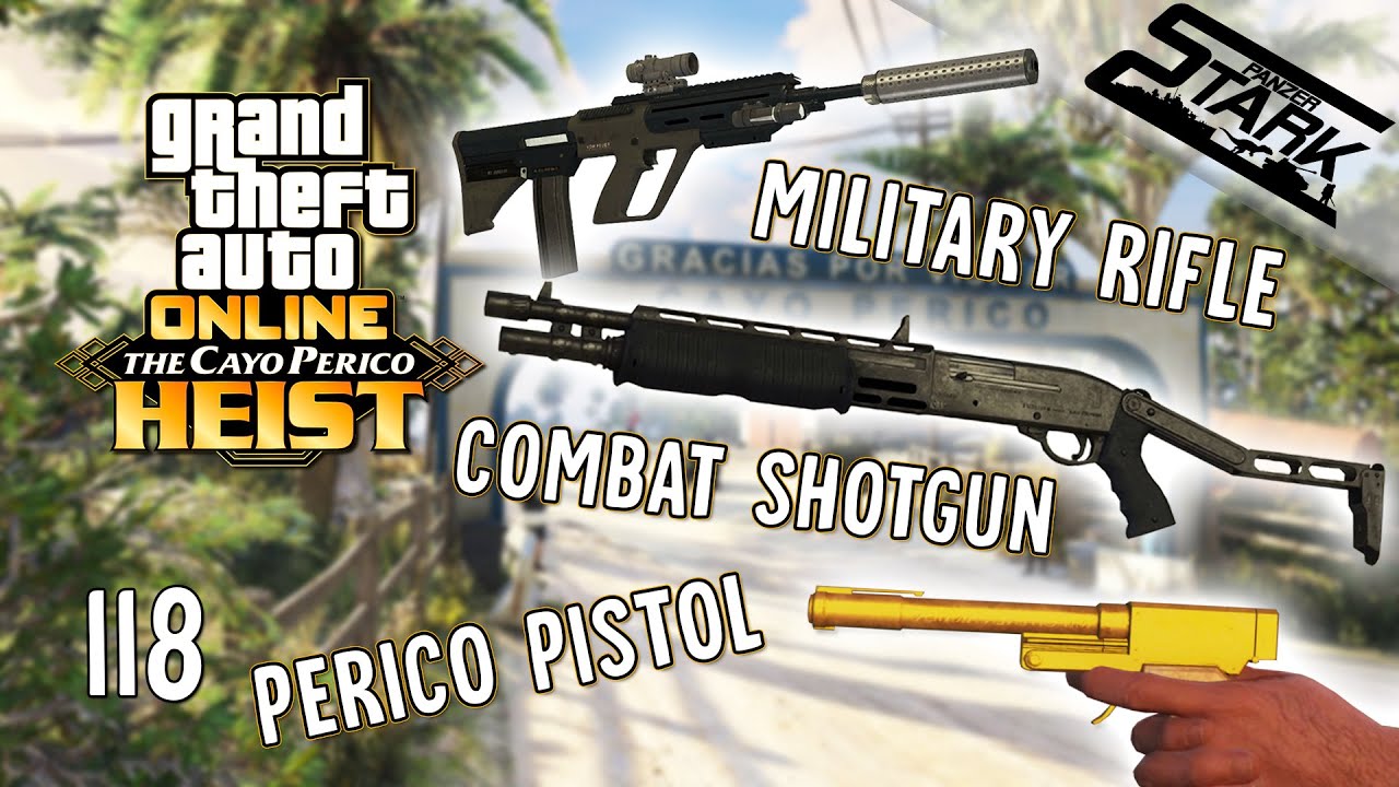 GTA 5 - 118.Rész (Cayo Perico Dlc: 3 Új Fegyver Megszerzése) - Stark