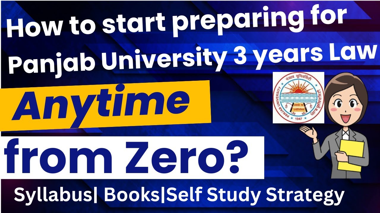 How to prepare for PU LLB Entrance Exam 2024|Punjab University 3year Law Preparation, Strategy, Book