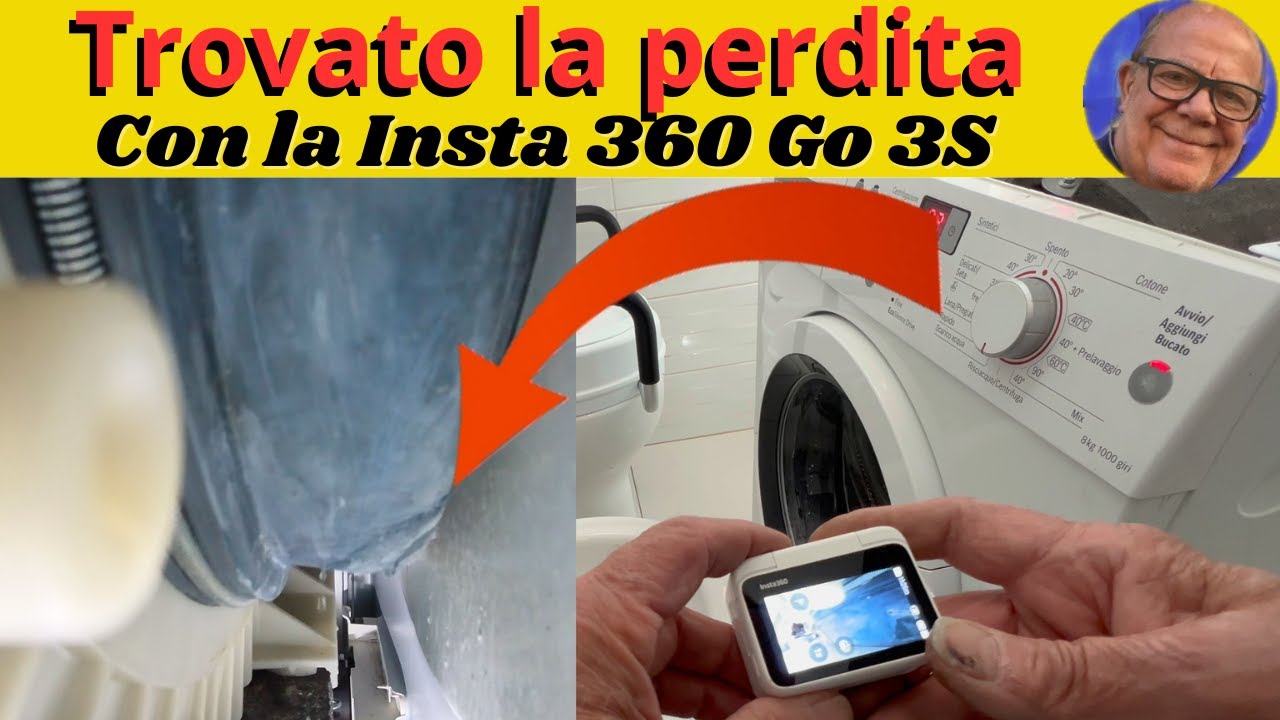 Perdita acqua lavatrice come ripararla GRATIS , FAI DA TE  tutorial completo