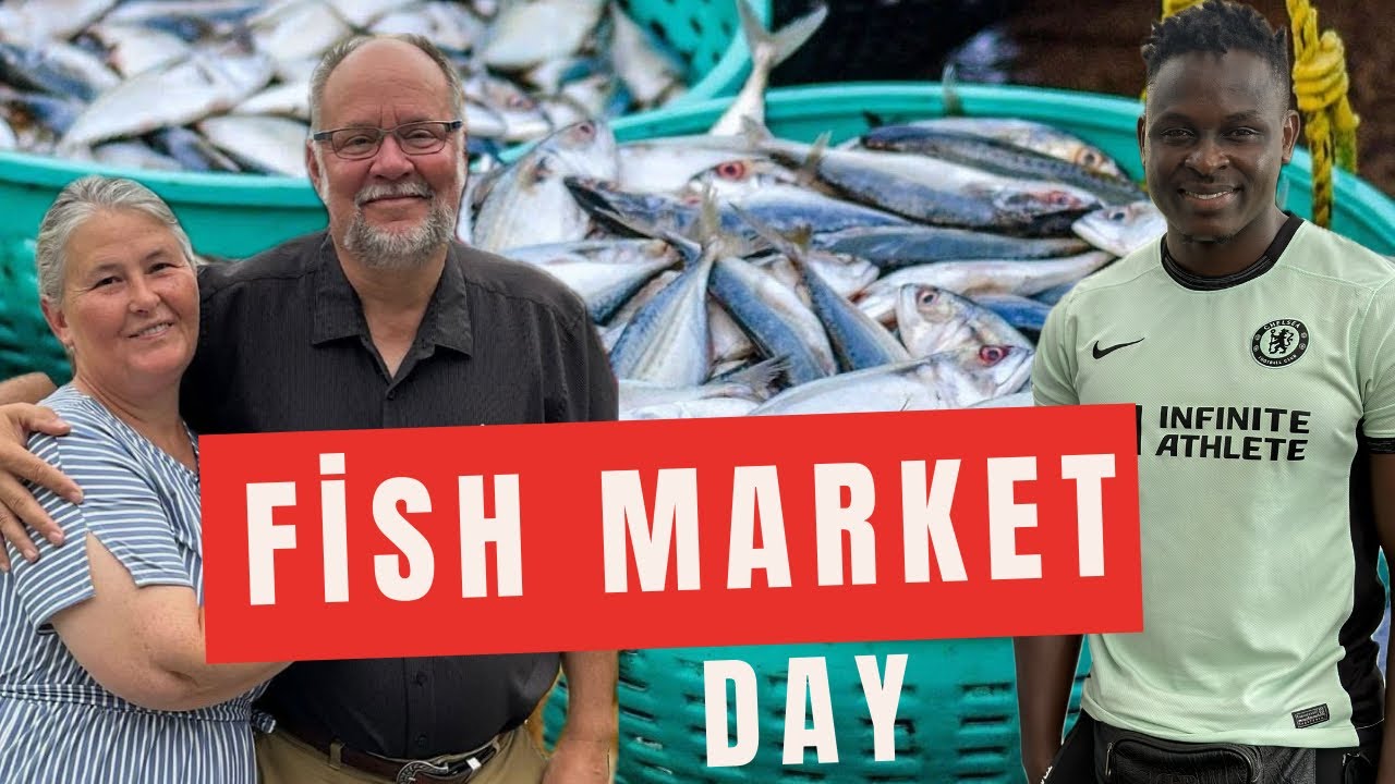 Buying Fish for Supper with my Father in Law by the Lake Victoria, in Kenya - Africa | Fish Market