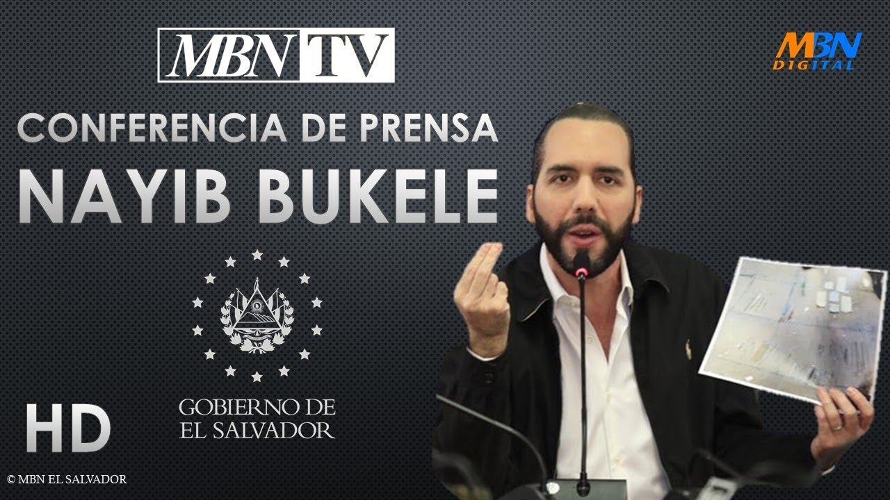Nayib Bukele Conferencia de Prensa Informe  Fase 1 y 2 del #PlanControlTerritorial | HD