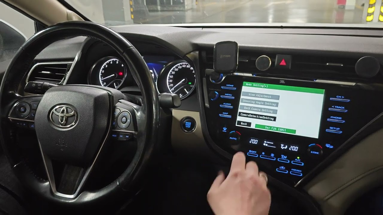 Camry 70 3.5 дорестайл, после замены аккумулятора перестала работать система RCD, как включить