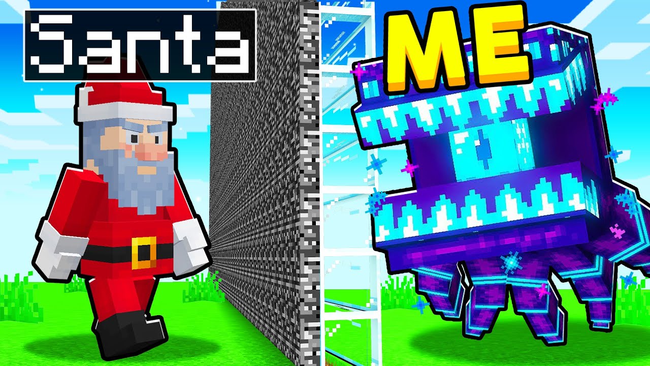 I CHEATED Against SANTA in a Mob Battle Competition!