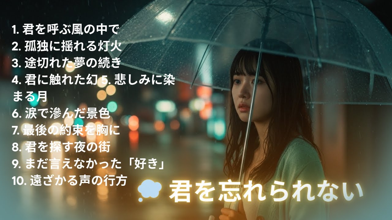 白い夜に浮かぶ恋の影💔忘れられない歌特集