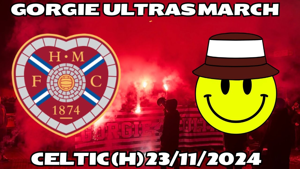 GORGIE ULTRAS MARCH TO TYNECASTLE!!! | Celtic (H) | 23/11/2024