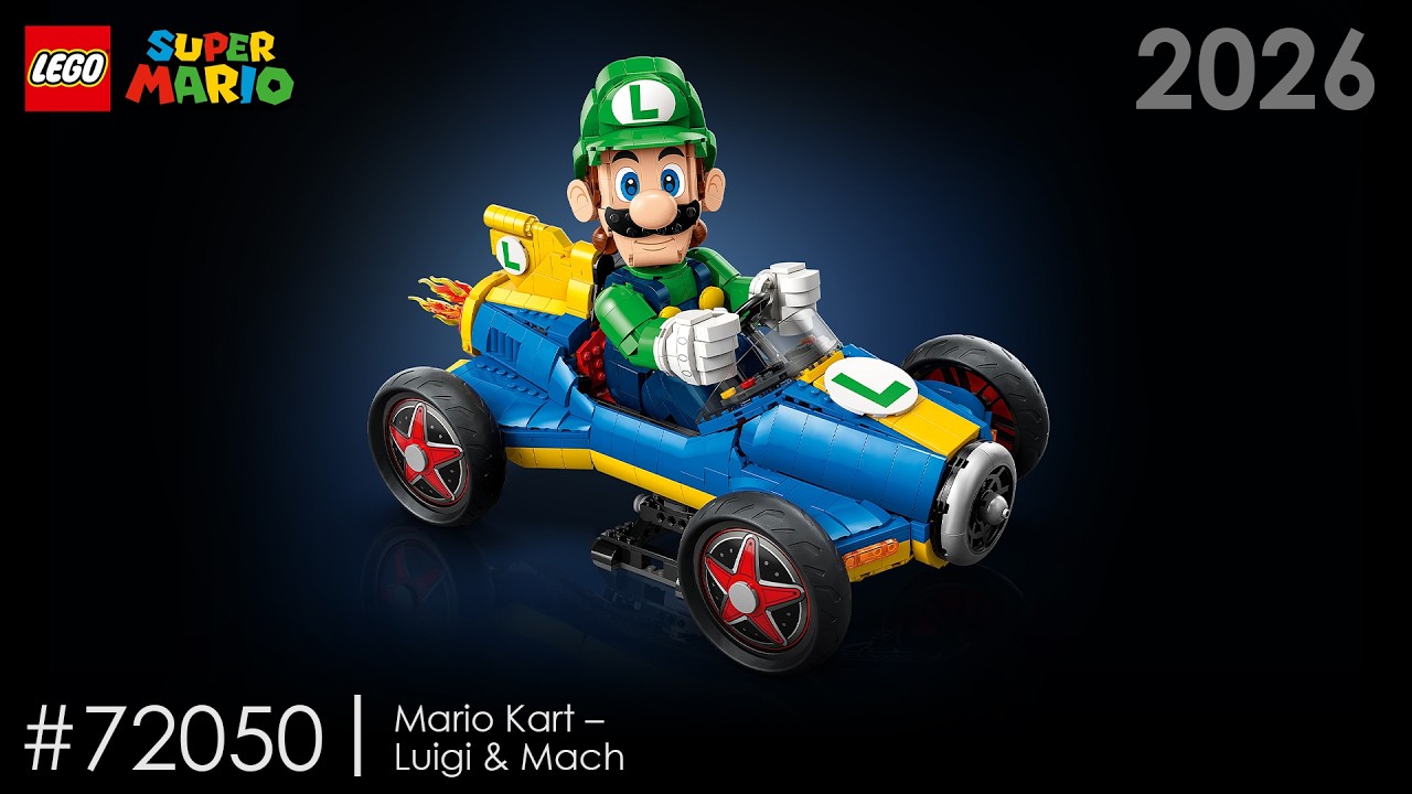 LEGO Super Mario - Mario Kart &ndash; Luigi & Mach 72050