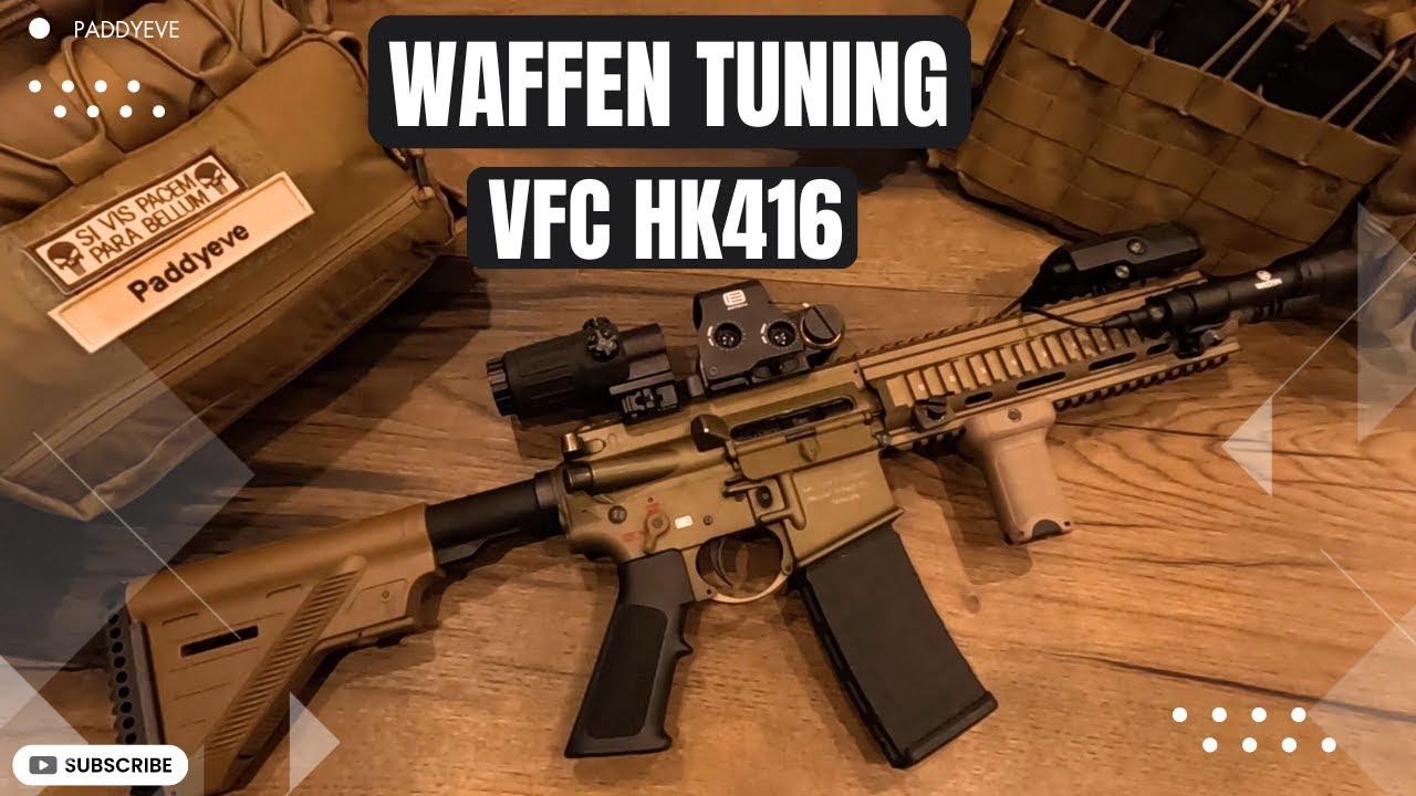EXTREMES AIRSOFT WAFFEN TUNING DER VFC HK416 A5 GBB | Paddyeve