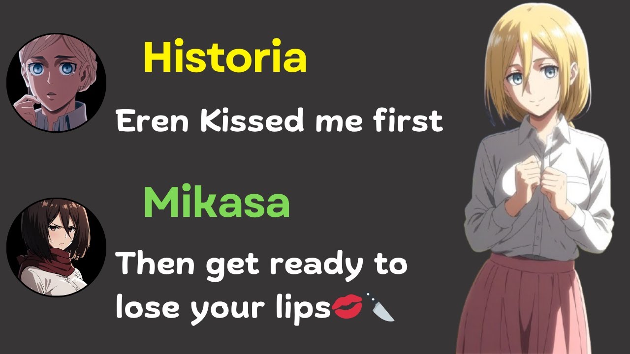 What if Mikasa Lost the Ring… So Historia Took Eren?! 💍😳