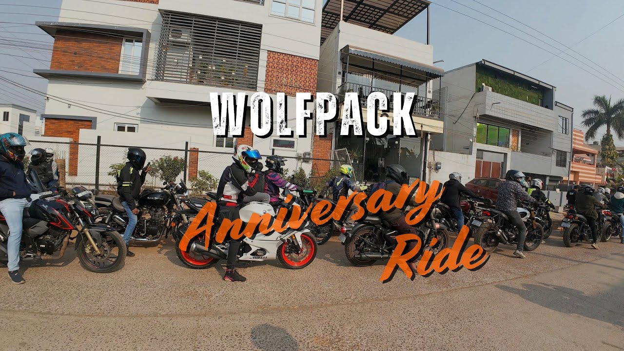 My 1st Motovlog on Duke390 | POV DJI ACTION 4 | Wolfpack CG group ride 🔥 4K 60fps