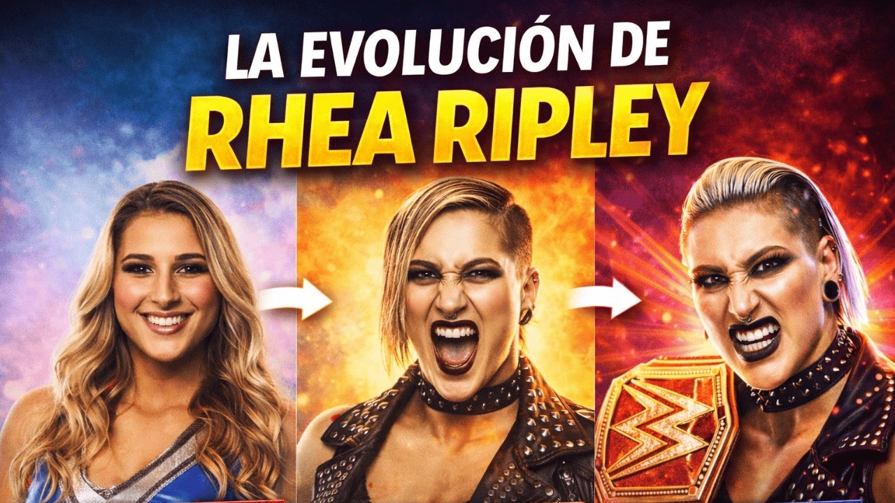 La EVOLUCIÓN de Rhea Ripley en WWE: de sus INICIOS a la DOMINANTE actual
