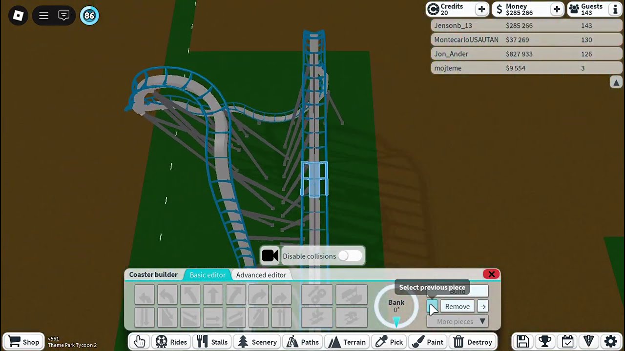 [Roblox: Theme Park Tycoon 2] SPEED BUILD Ep. 24 - FASTEST ROLLER COASTER EVER