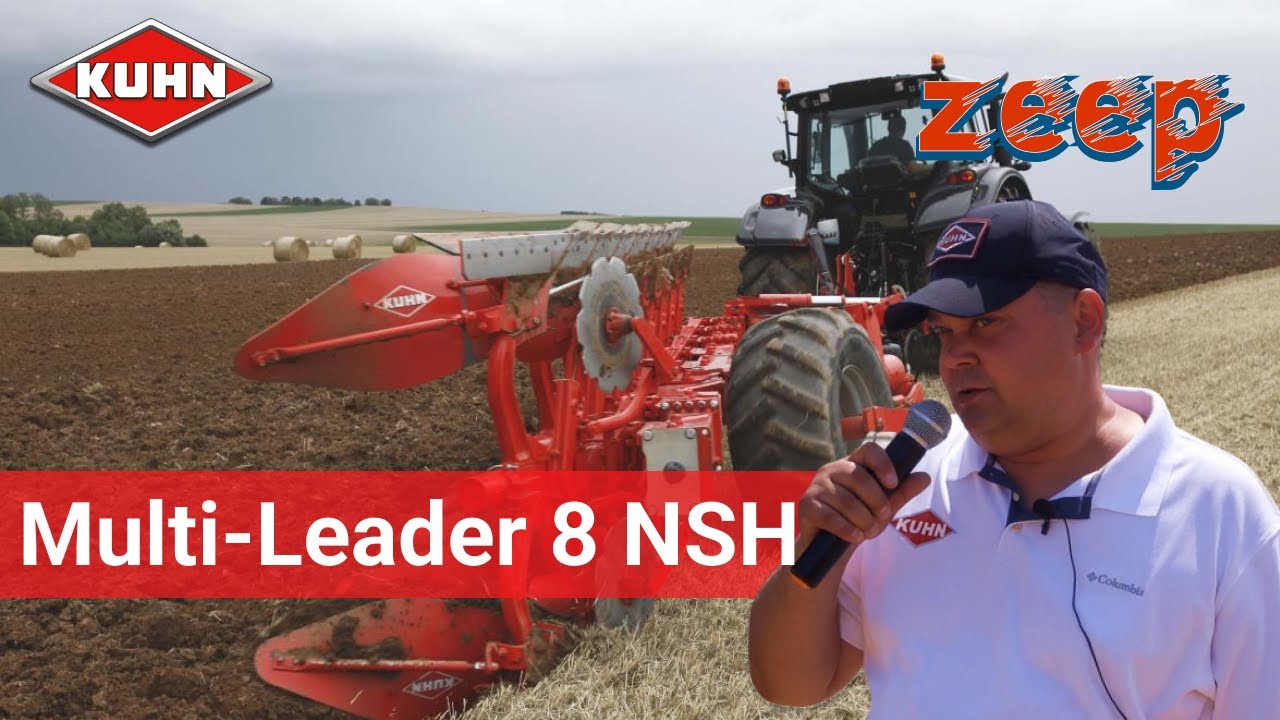 Працює на будь-якому ґрунті? Плуг KUHN Multi-Leader 8 NSH | Оснащено телеметрією