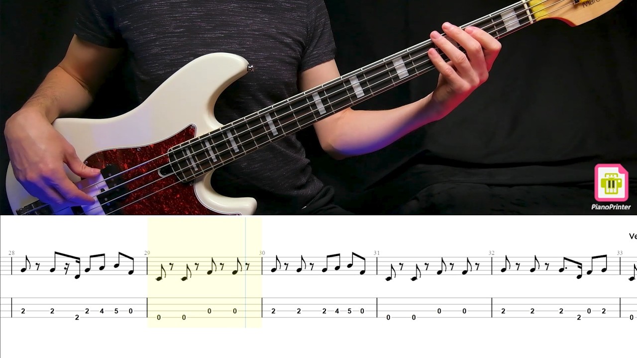 Sting - Englishman In New York Bass Cover | Tabs & Sheet Music