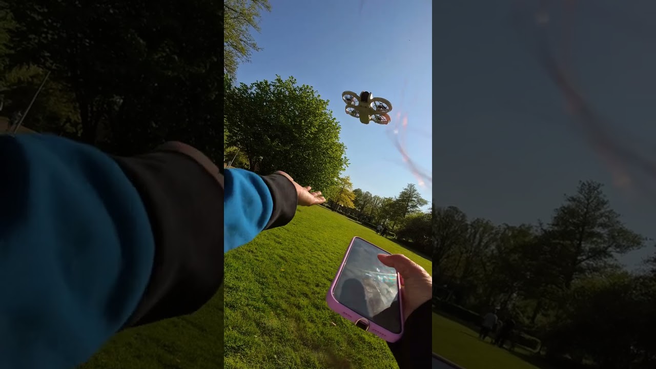 Manual control with the mobile app DJI FLY with my DJI Neo
