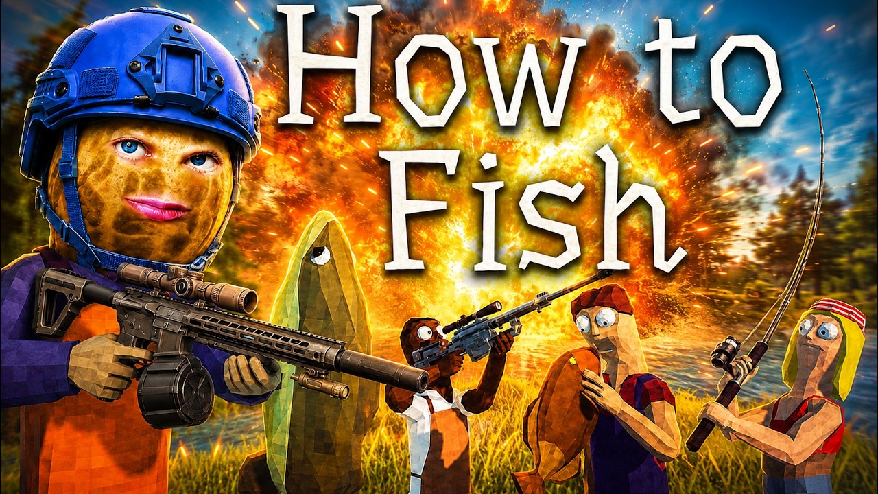 PEANUT DISCOVERED HOW TO FISH | 