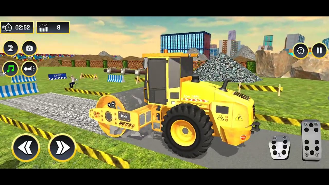 Real Construction Simulator 3D &ndash; Excavator Truck Driving Game Android - Android Gameplay