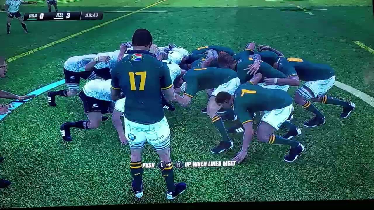 Playing Rugby challenge 3 after a while NEW ZEALAND VS SOUTH AFRICA Career mode