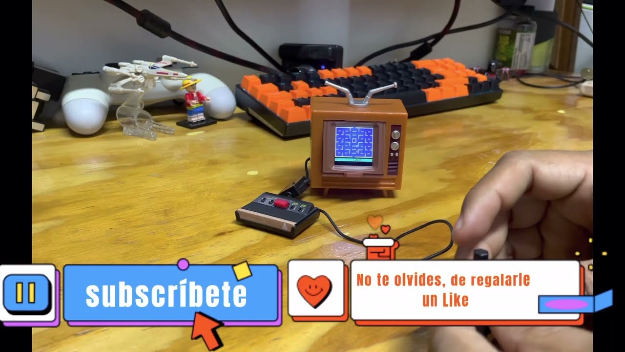 Revisión del Atari 2600 JUGABLE más pequeño del mundo! Tiny Atari