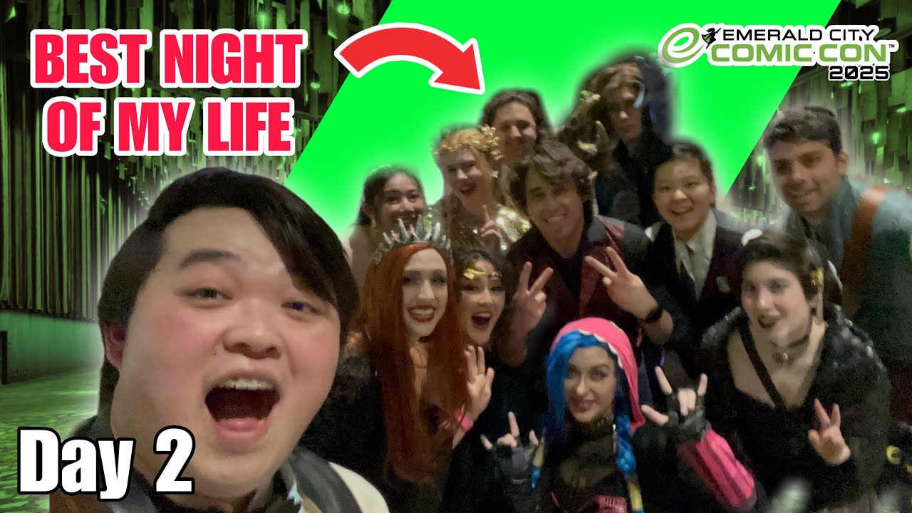 Best Night Of My Life At Emerald City Comic Con | ECCC 2025 Part 2 | Convention | Seattle | Cosplay