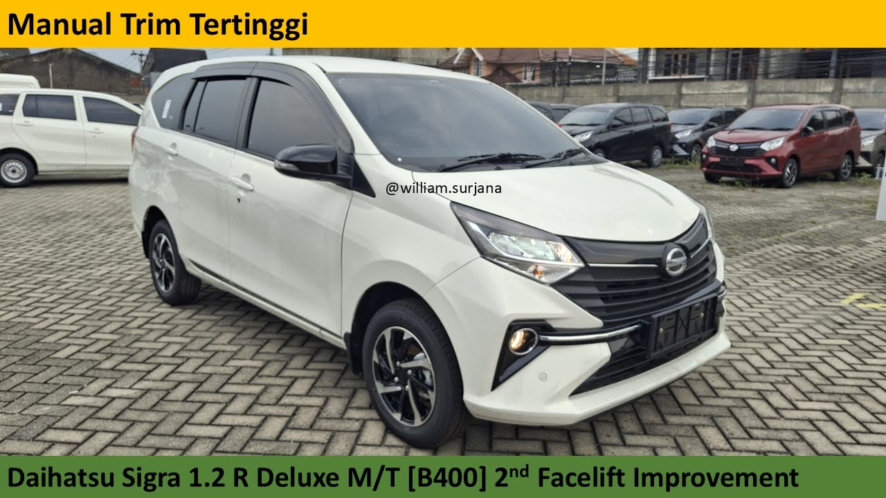 Daihatsu Sigra 1.2 R Deluxe M/T [B401] 2nd Facelift Improvement review - Indonesia