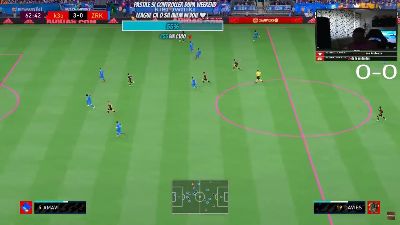 regular weekend league match with zarckeny