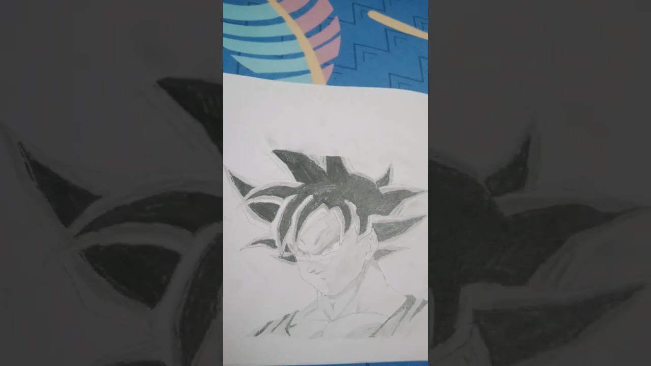 Goku is Goku, Goku ultra instincts drawing Art shorts 