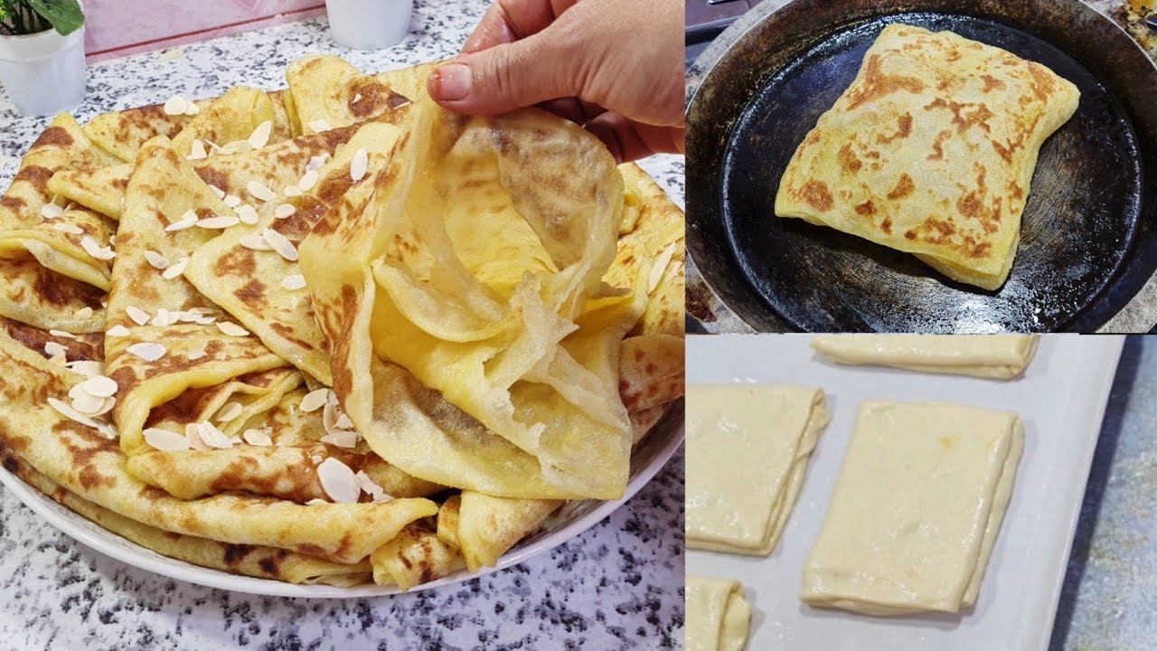 واخة تكوني عمركي طيبتي المسمن 🤫مايمكنش تفوتي هاد الوصفة كايجي مسمن مورق لذيذ😋منعاودش ليك ناجح 100% 👌