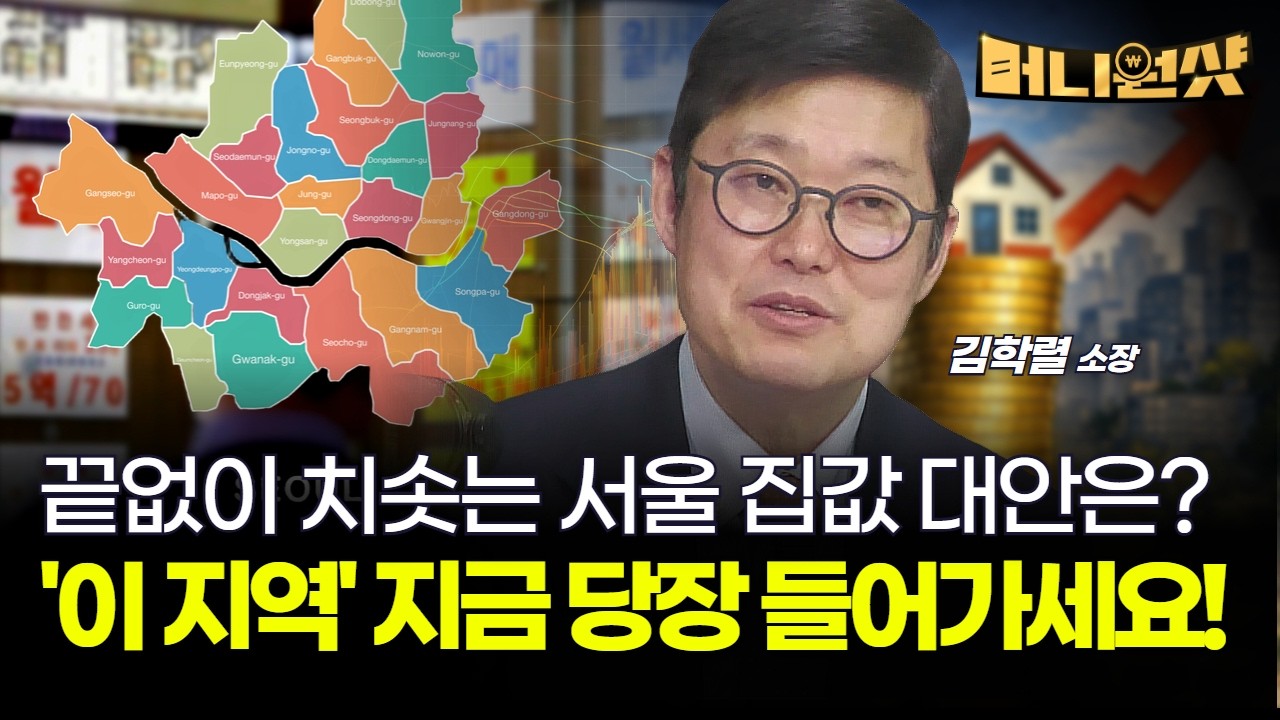 끝없이 치솟는 서울 집값 대안은? '이 지역' 지금 당장 들어가세요! [김학렬 소장]