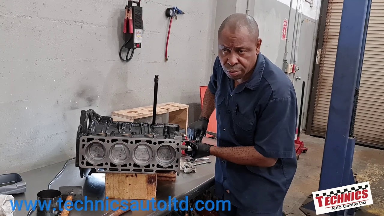 Part 15. BMW M10. How to install piston assembly in the engine block.