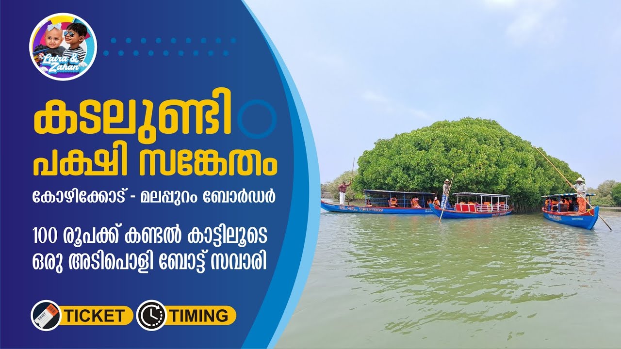 വെറും 100 രൂപക്ക് കണ്ടല്‍ കാട്ടിലൂടെ ഒരു ബോട്ട് യാത്ര I Kadalundi Bird Sanctuary, Kozhikode, Kerala