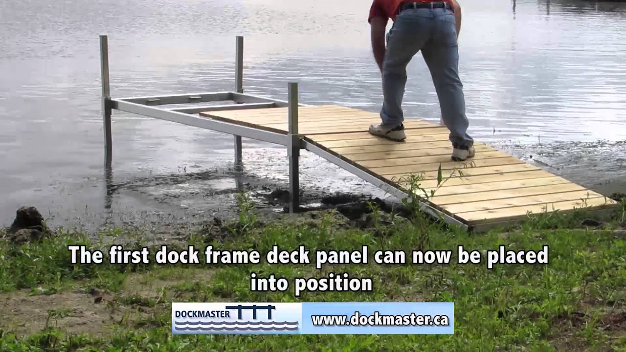 Dockmaster leg dock Installation