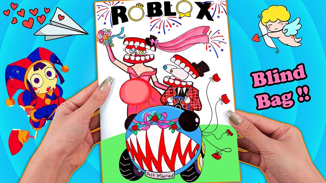 🎪Paper DIY 🎪 Roblox Caine Pregnant Wedding 로블록스 Pregnant Wedding Outfit Blind Bag | DIGITAL CIRCUS