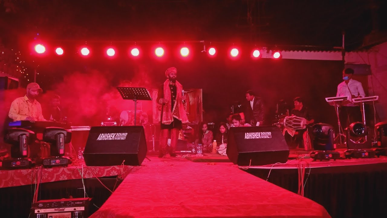 Lat khol Ke Nacho Meri Maa Live performance ( Rudrakant Thakur ) Abhishek Sound chandametta