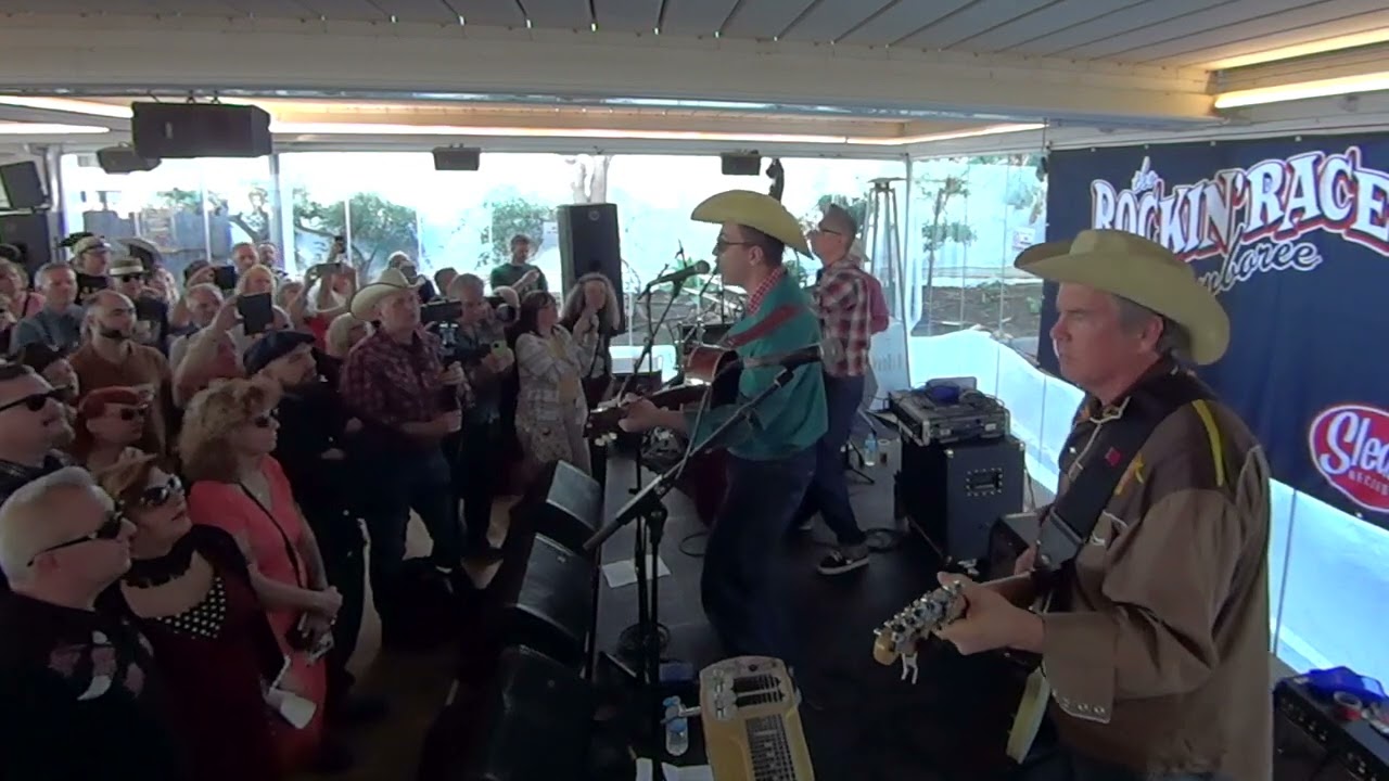 Brandon Wayne & His Lonesome Drifters perform at Rockin' Race Jamboree 2025 in Málaga, Spain