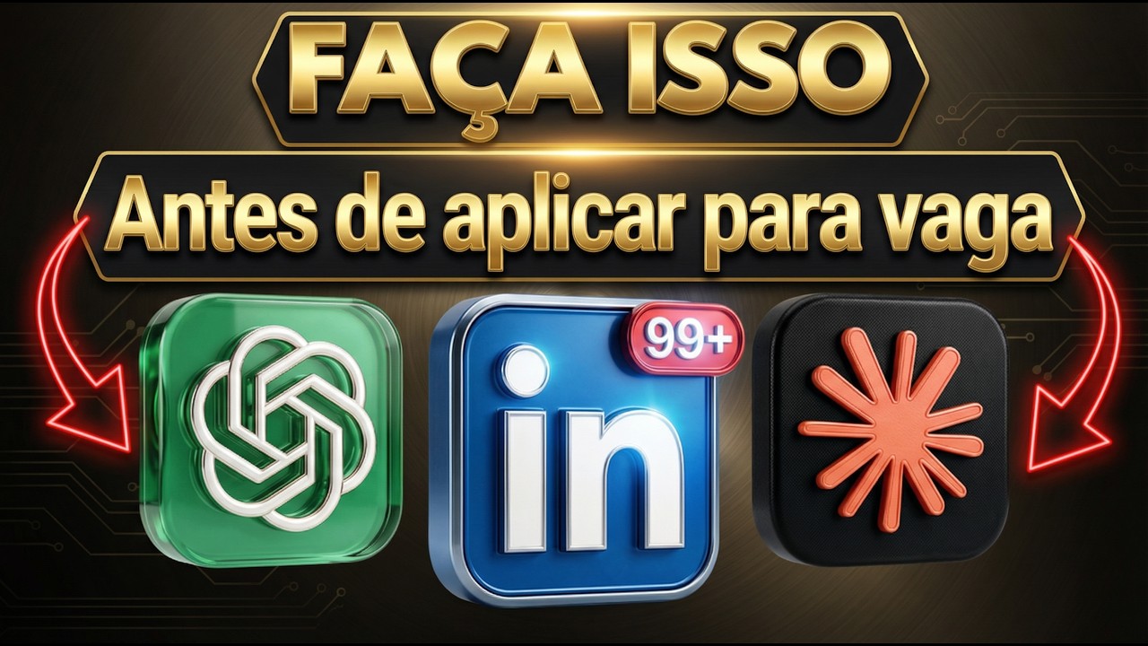 Pare de mandar currículo antes de fazer isso com IA no LinkedIn