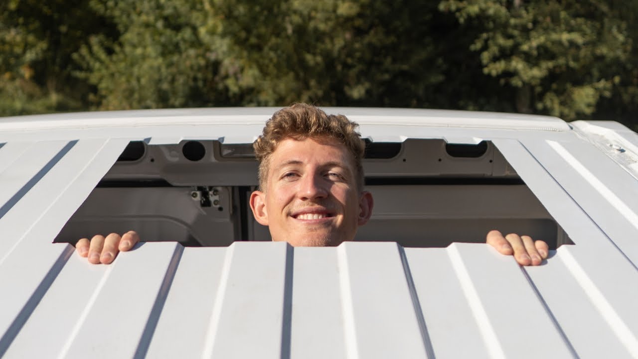 Der NEUE VAN-AUSBAU startet 😍 Groooooßes Dachfenster MPK Vision Star L pro & Carbest Schiebefenster