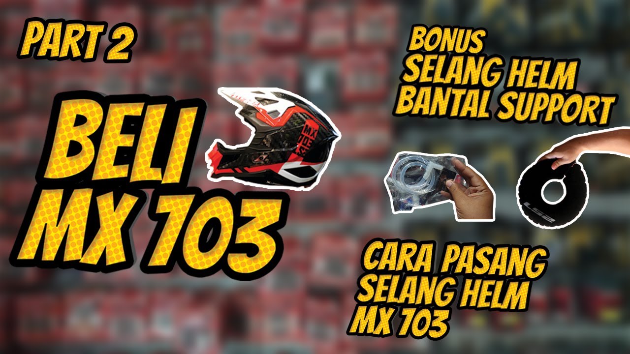 Beli Helm LS2 MX703 Banyak Bonus - Tutorial Pasang Selang Helm #touwani #ls2 #carbon #helmet