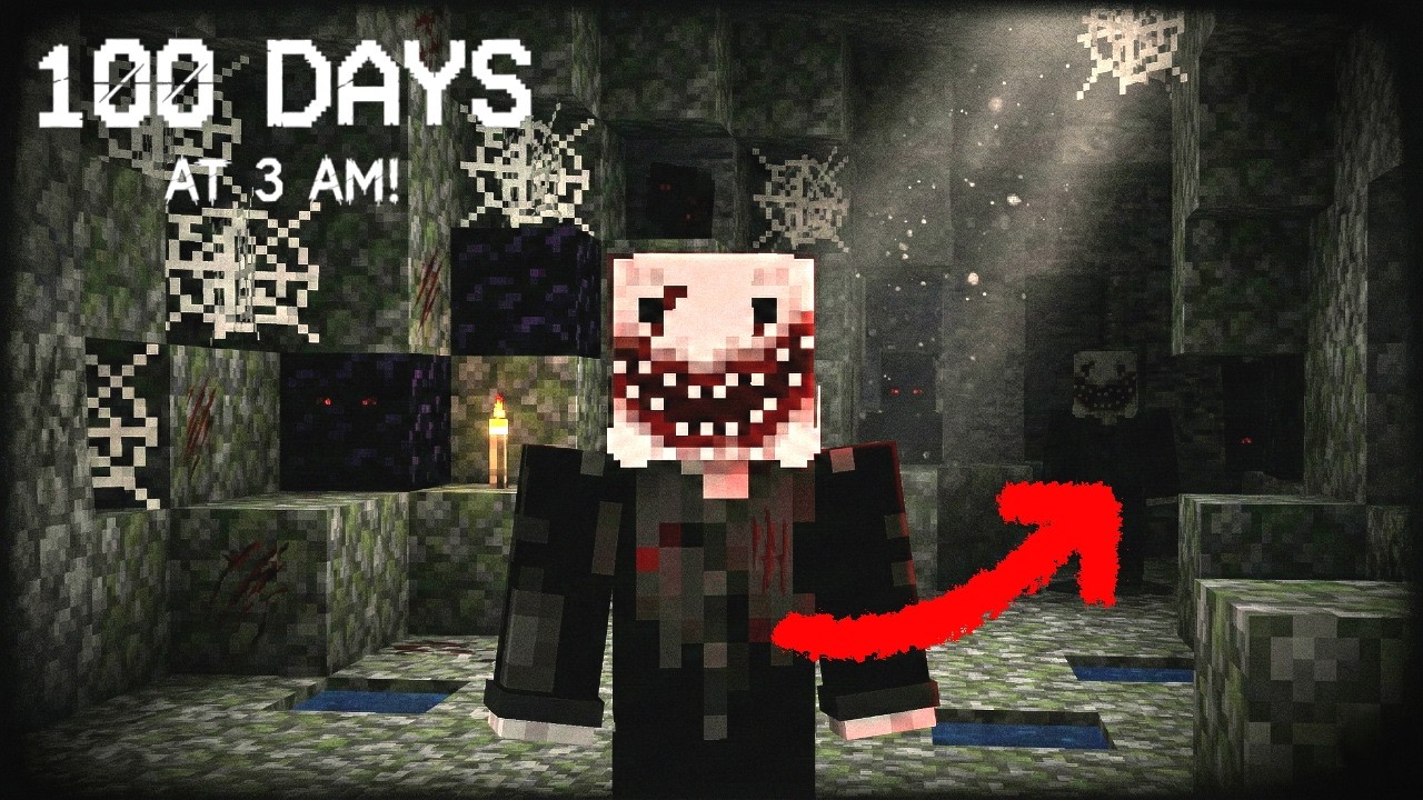 100 Days at 3am Before He Vanished! | Minecraft Creepypasta