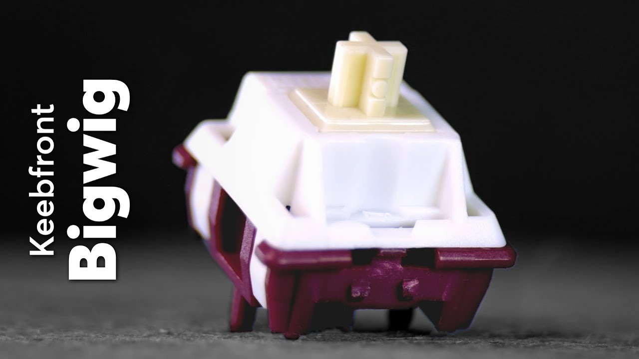 Keebfront Bigwig &ndash; The First HDPE + PBT Linear Switch!