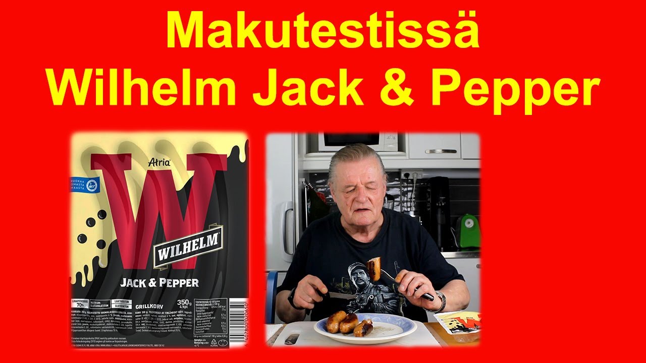 Makutestissä Wilhelm Jack & Pepper grillimakkara